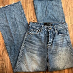 Veronica Beard Wide Leg Womens Jeans